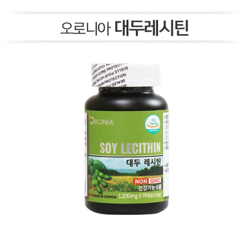 [오로니아] 대두레시틴(1,200mgX90캡슐 1병/3개월분)