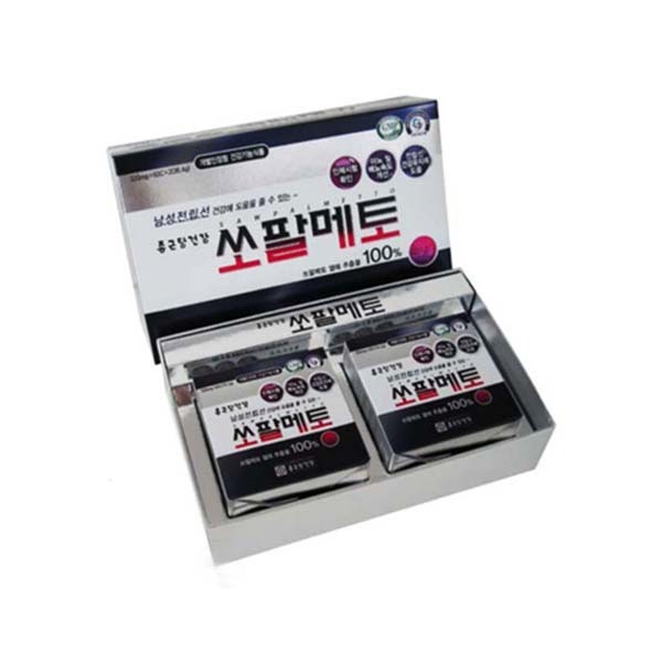 ♥가정의달 선물] 쏘팔메토 (320mg x 60캡슐 x 2개) 1세트 / 4개월분