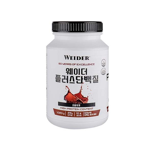 ♥단백질 쉐이크♥[웨이더] 플러스 단백질 초콜릿맛 1,020g x 1통