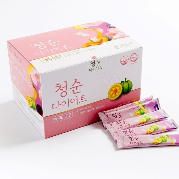 ♥가르니아 캄보지아 750mg / 식약처 기능성 인정♥[한국발효주식회사] 청순다이어트 600g(5g × 120포)