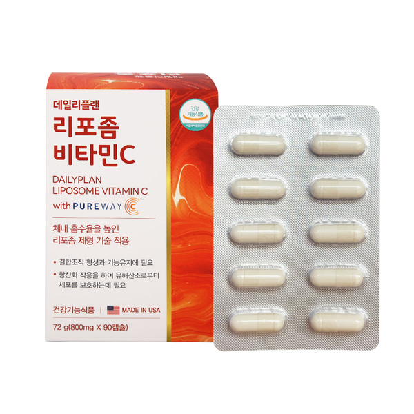 데일리플랜 리포좀 비타민C 72g(800mg x 90캡슐)