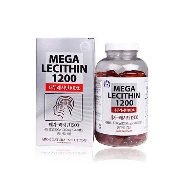 [ARON NATURAL SOLUTION] 메가레시틴1200 250캡슐×1병 / 4개월분